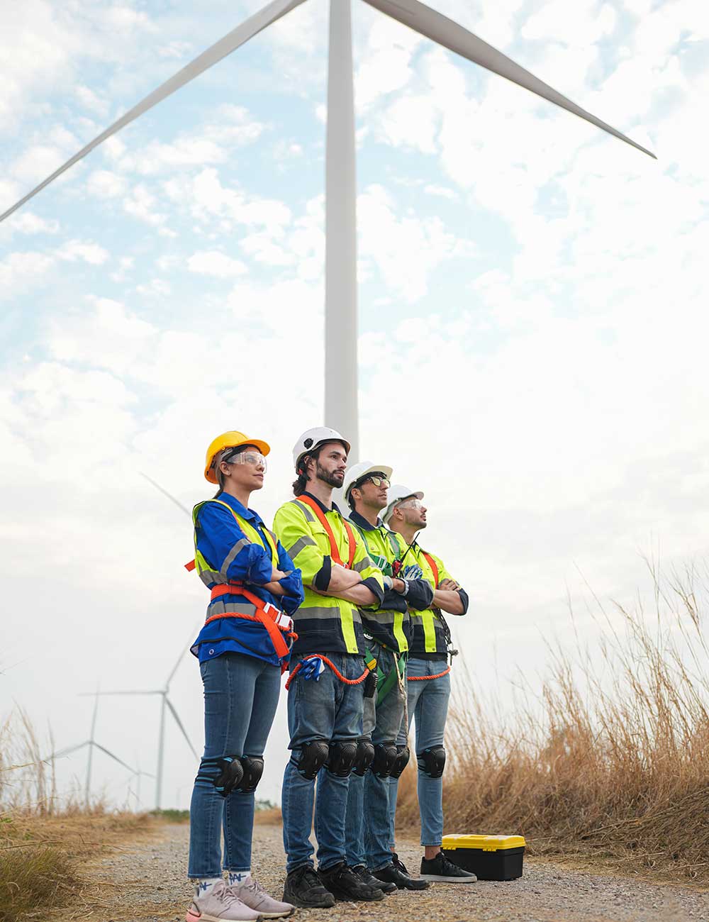 Green Energy solar EPC engineers and site assessment team in Gujarat