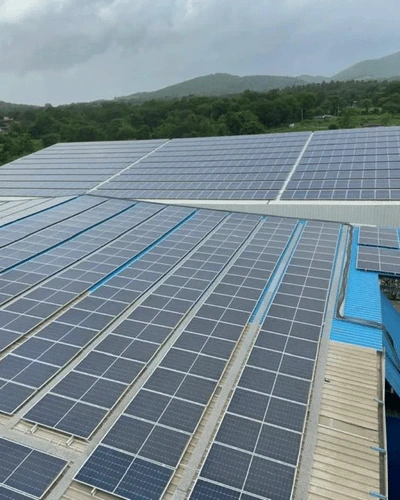 Successful commercial solar power project review.