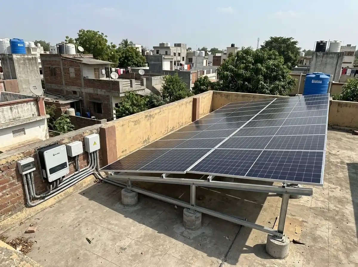 Solar Panel Installation in Surat - Rajendrasuri 12 kW Commercial Rooftop
